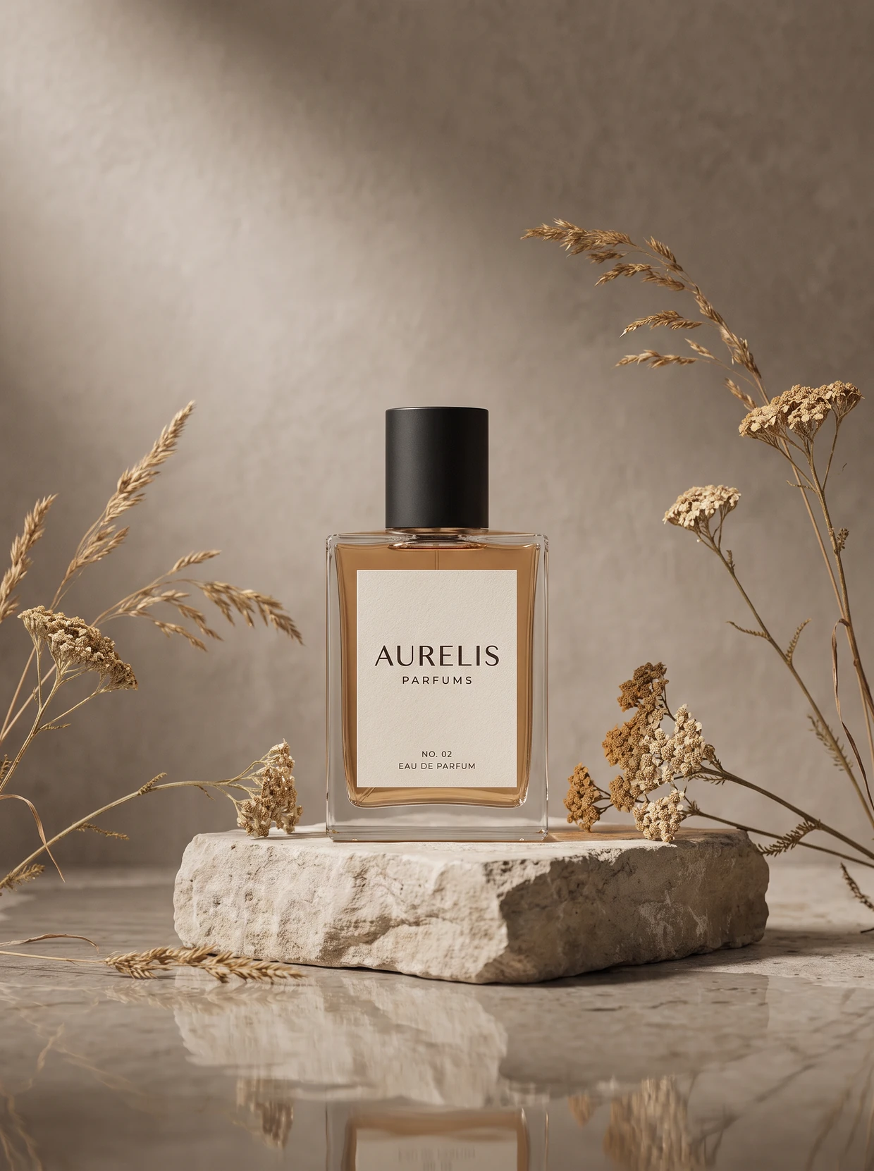 AURELIS No. 02 Herbe d'Or eau de parfum with golden grasses