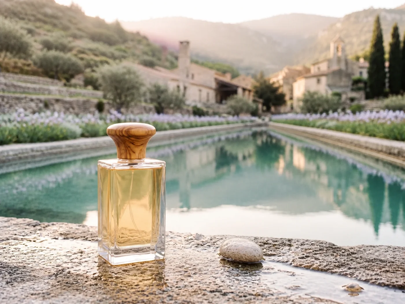 Orris Water at the head of the reflecting pool