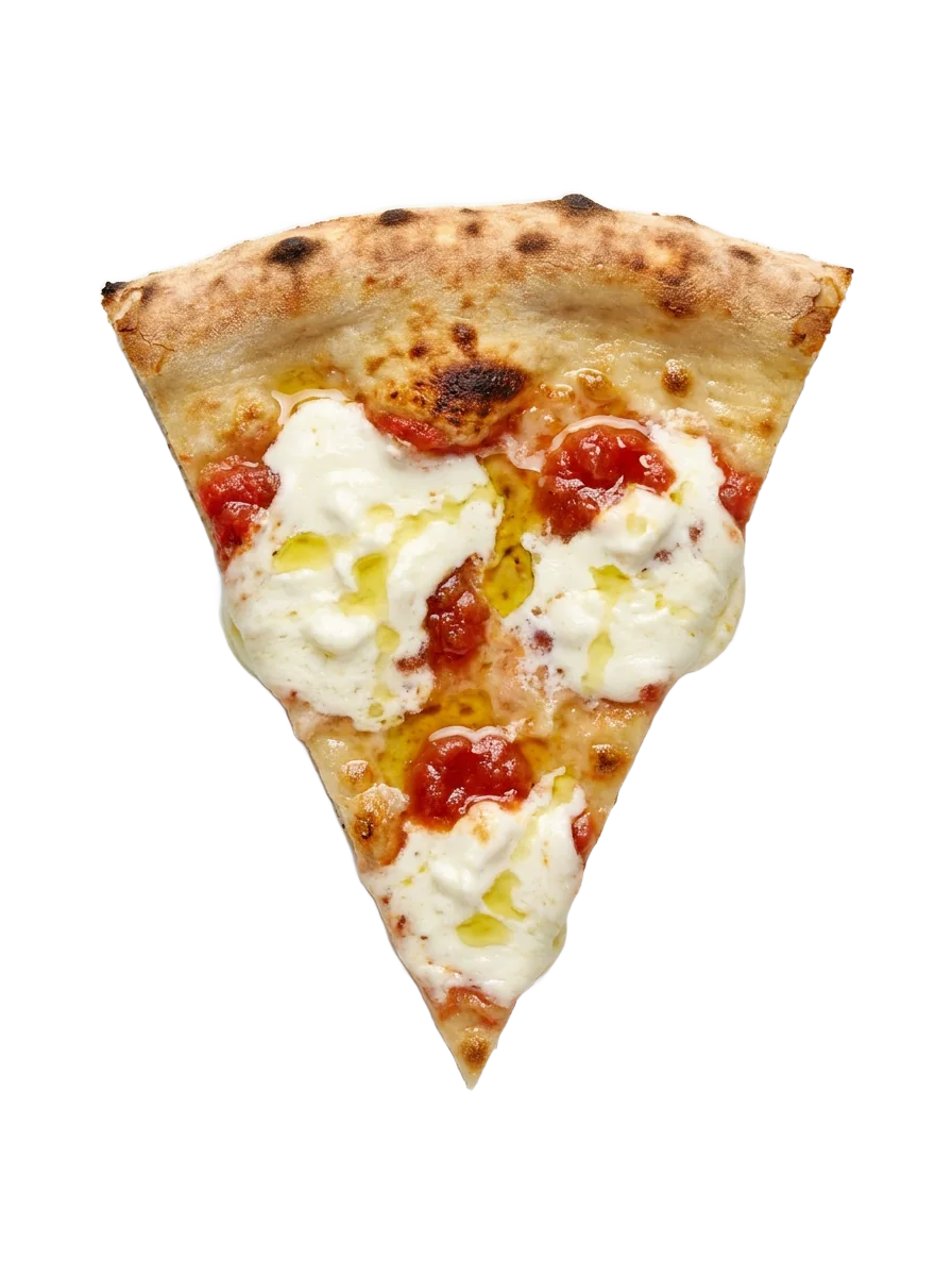 Burrata slice — whole burrata and cherry tomatoes
